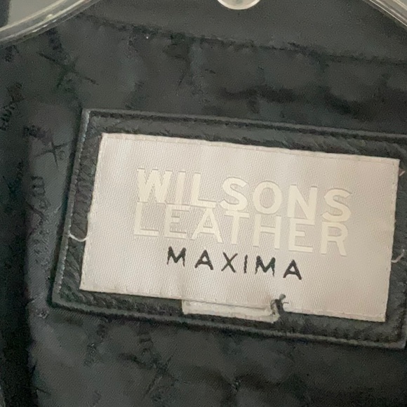 Vintage Wilson’s black leather jacket - Picture 2 of 8